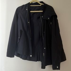 Zara Navy Blue cute rain jacket